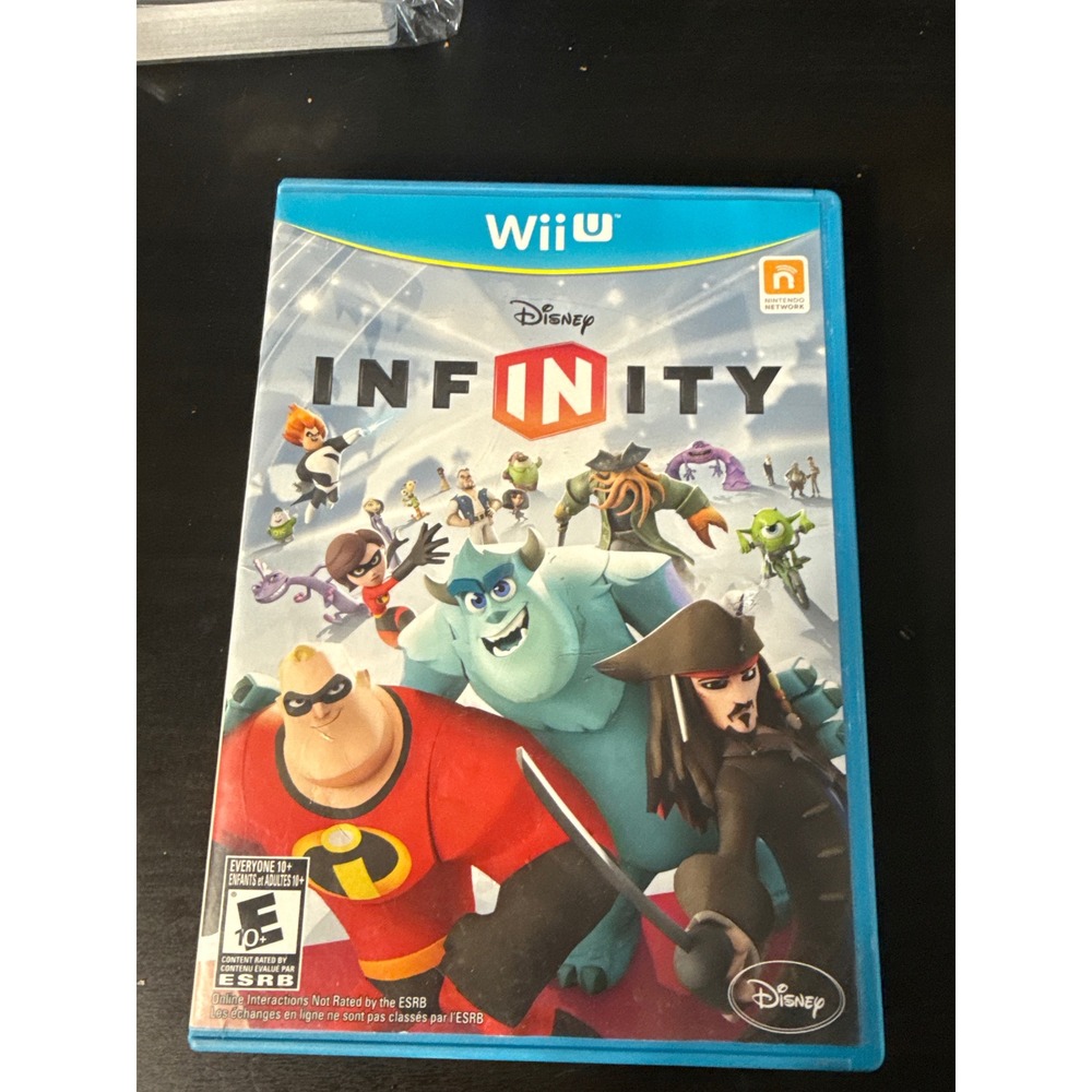Disney Infinity Nintendo Wii U Video Game Original Case E10+ Action Adventure
